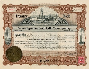 Amalgamated Oil Co. - Stock Certificate