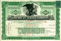 American-Alkali Co. - Stock Certificate