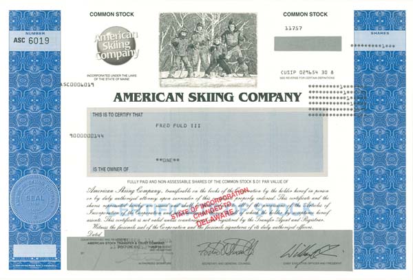 American Skiing Co
