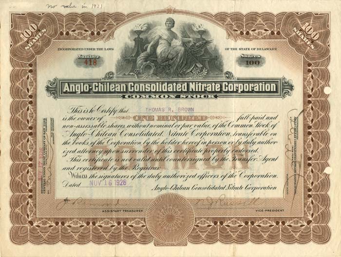 Anglo-Chilean Consolidated Nitrate Corporation