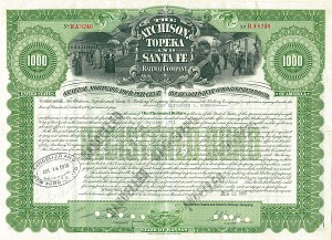 Atchison, Topeka and Santa Fe Railway Company - Bond