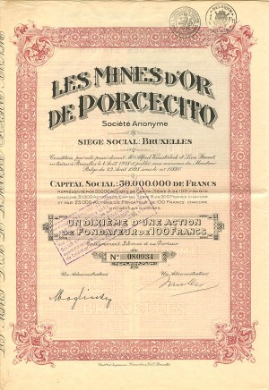 Les Mines d'Or De Porcecito