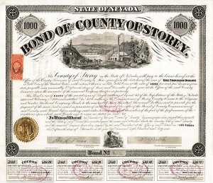 Bond of the County of Storey, Nevada