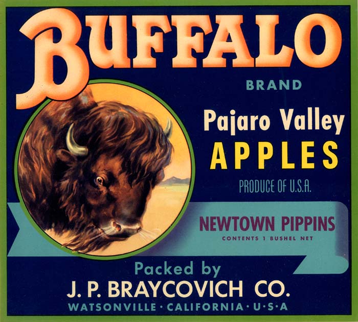 Fruit Crate Label - Buffalo Brand