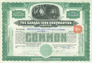 Canada Iron Corp Ltd - Stock Certificate