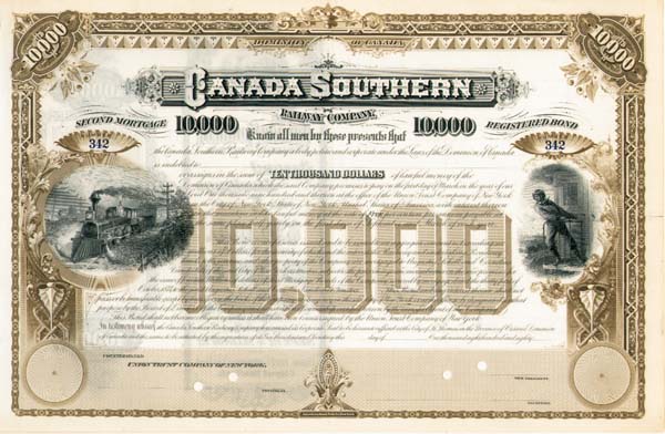 Canada Southern Railway - Bond