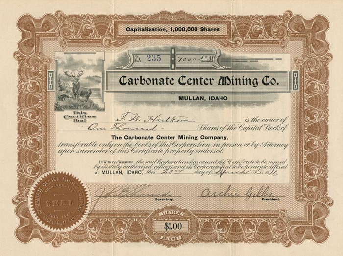 Carbonate Center Mining Co.