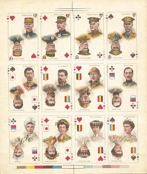 Uncut Sheet of 12 - France/Belgium