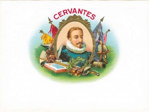 Cigar Box Labels - Cervantes - <b>Not Actual Cigars</b>