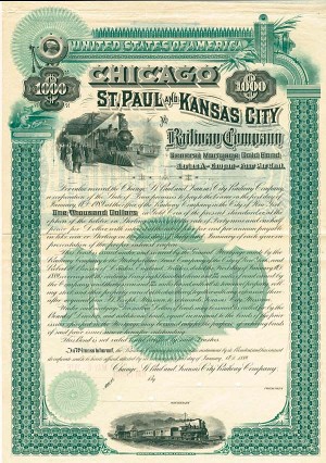 Chicago, St. Paul and Kansas City Railway - Bond