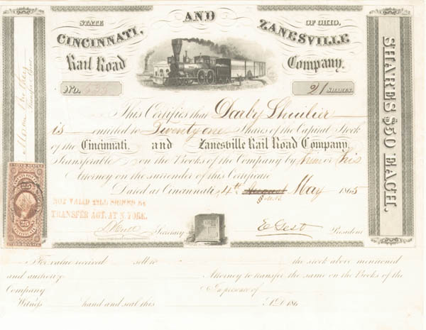 Cincinnati And Zanesville Railroad Co.