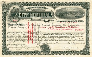 City of Montreal - Bond