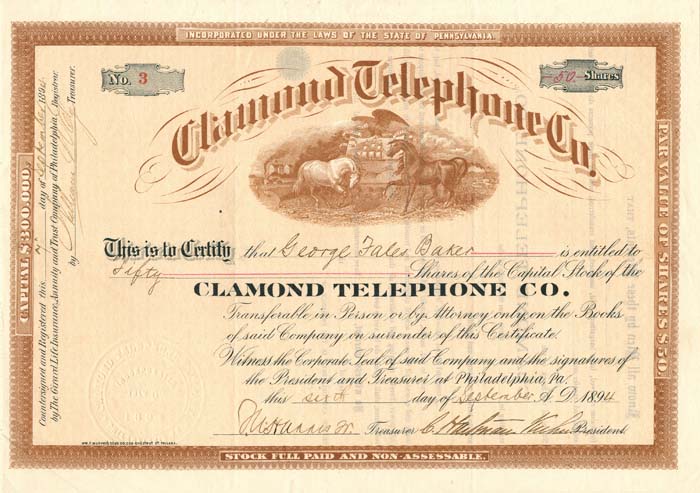 Clamond Telephone Co.