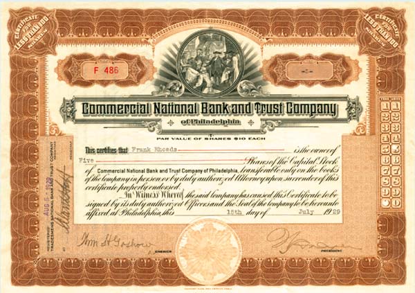 Commercial National Bank & Trust Company of Philadelphia