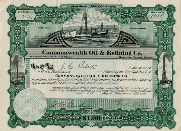 Commonwealth Oil and Refining Co.