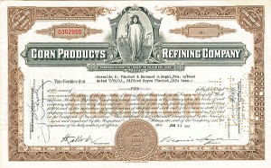 Corn Products Refining Co. - Stock Certificate
