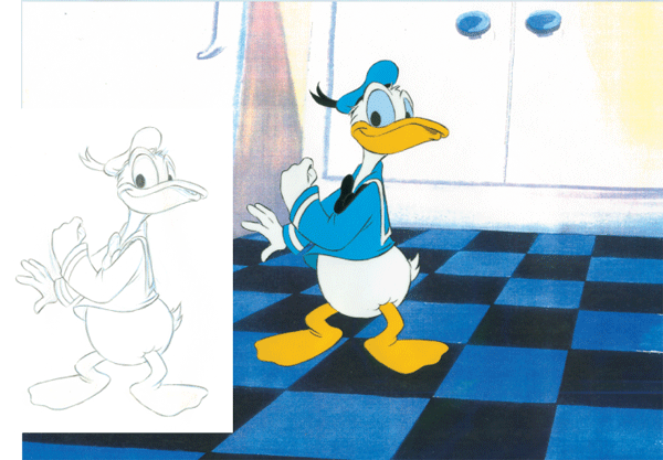 Dancing Donald Duck