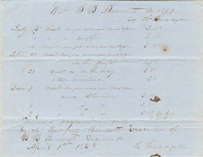 (Alabama) Slave Document