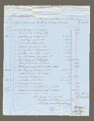 (Alabama) Slave Document