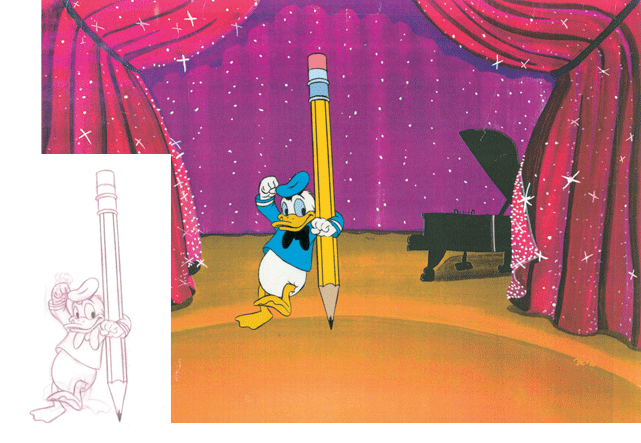 Donald Duck on Stage