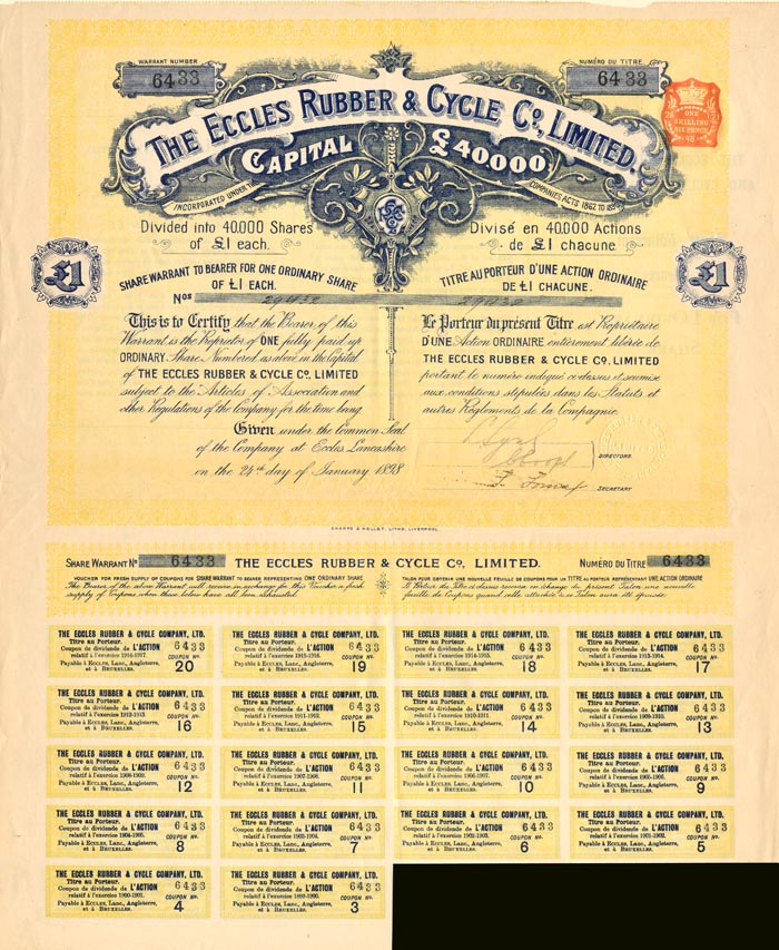 Eccles Rubber and Cycle Co., Limited