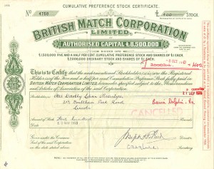 British Match Corporation Limited