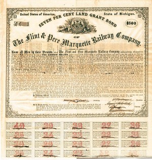 Flint and Pere Marquette Railway - Bond