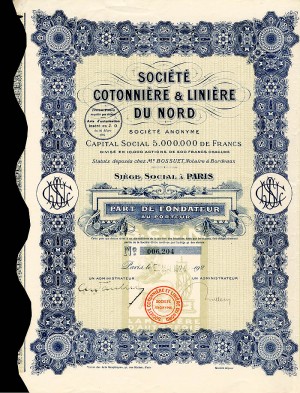 Societe Cotonniere and Liniere Du Nord