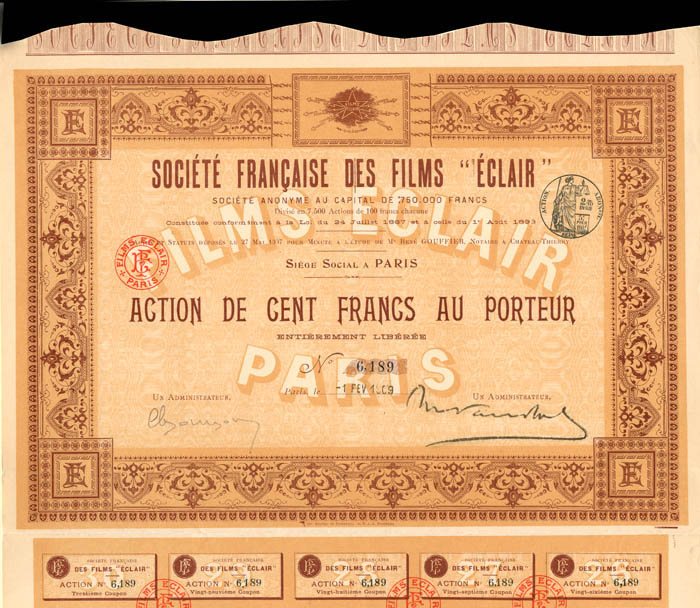 Societe Francaise Des Films Eclair