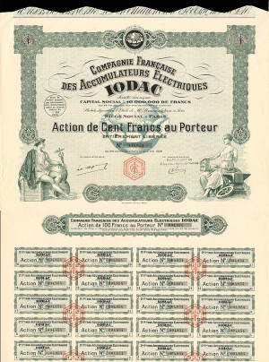 Compagnie Francaise Des Accumulateurs Electriques IODAC