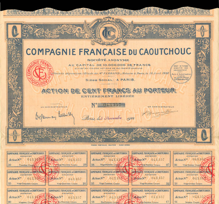 Compagnie Francaise Du Caoutchouc