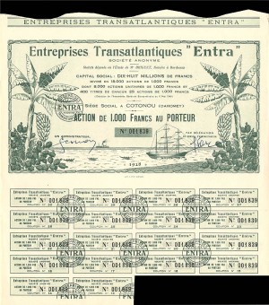 Entreprises Transatlantiques "Entra"