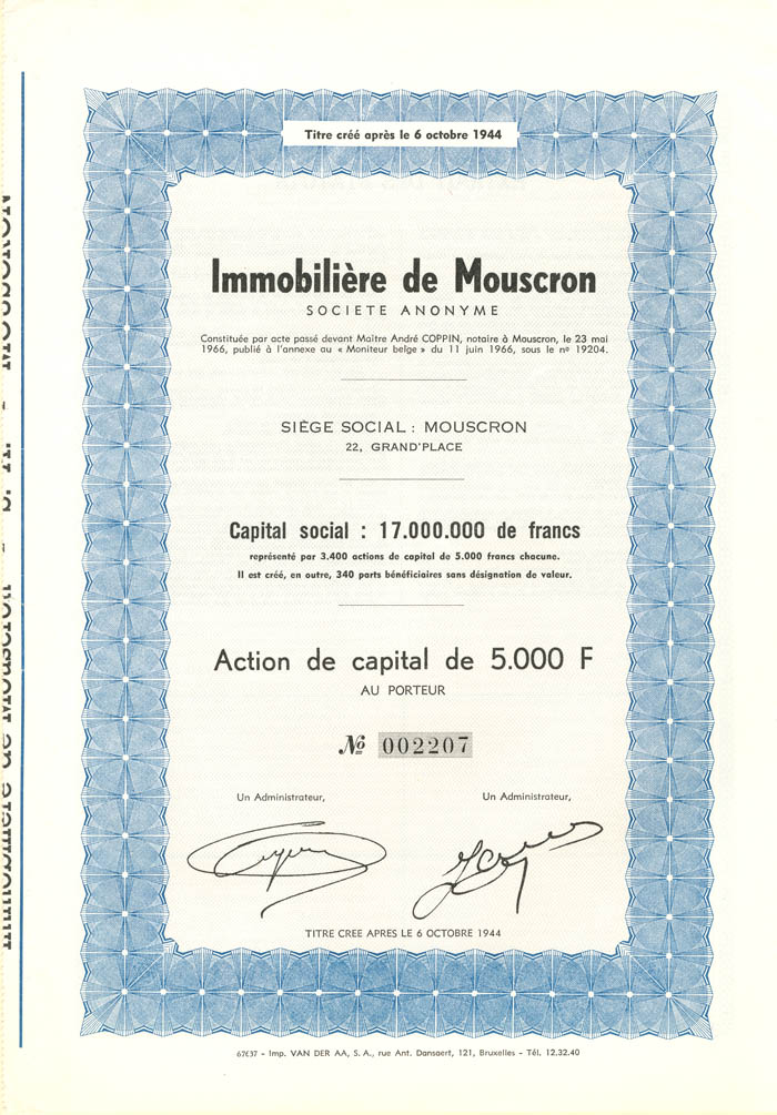 Immobiliere de Mouscron