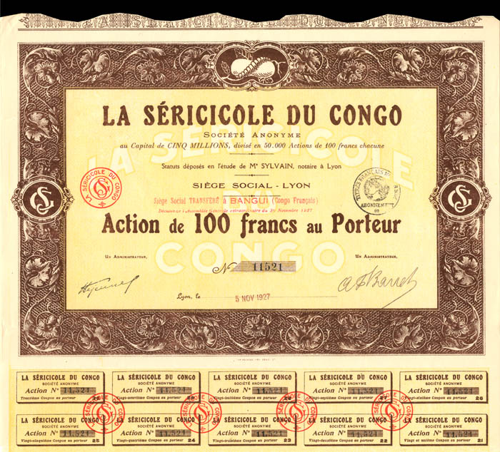 La Sericicole Du Congo