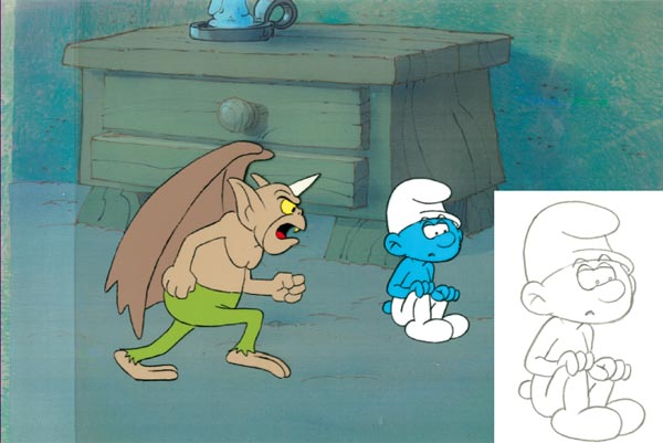 Smurfs - Gargoyle and Grouchy