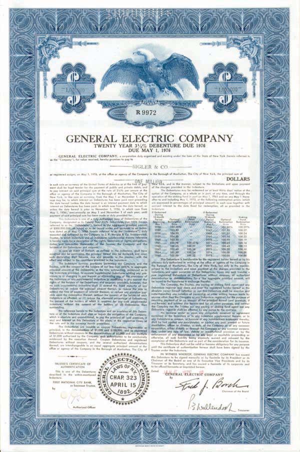 General Electric Co. - Bond
