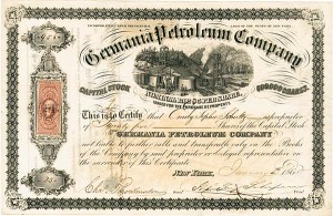 Germania Petroleum Co. - Stock Certificate