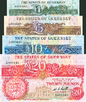 Guernsey - Foreign Paper Money