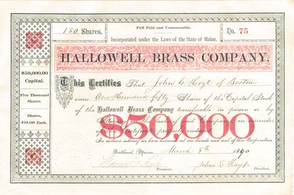 Hallowell Brass Co.