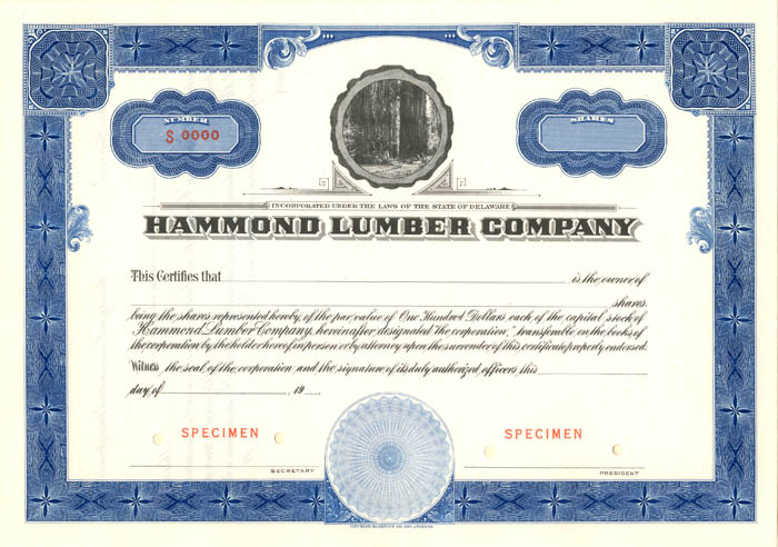Hammond Lumber Co.