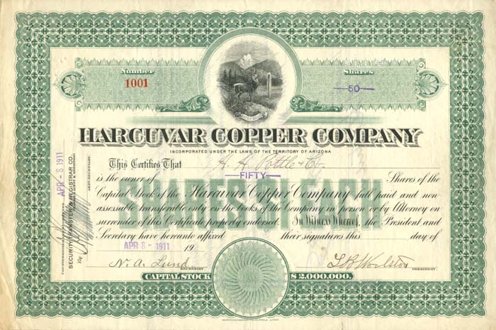 Harcuvar Copper Co.