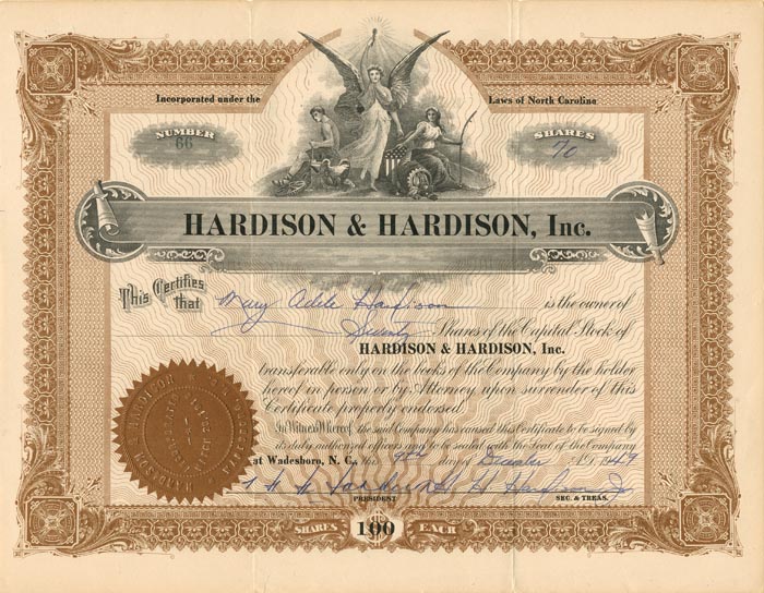 Hardison and Hardison, Inc.
