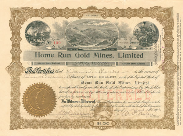 Home Run Gold Mines Ltd