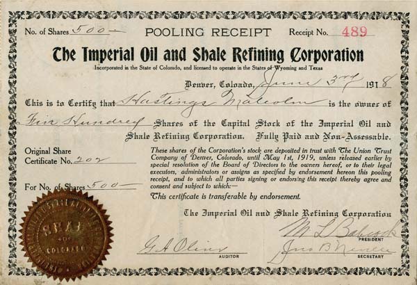 Imperial Oil and Shale Refining Corporation