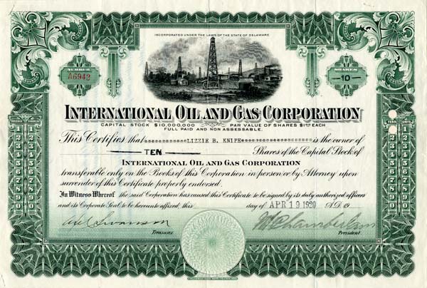 International Oil and Gas Corporation