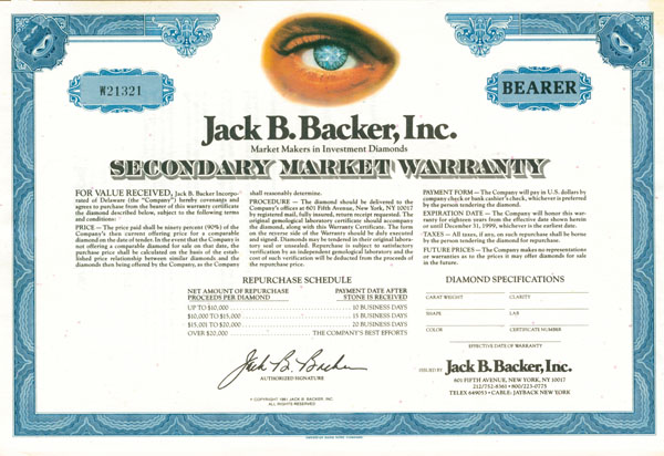 Jack B. Backer, Inc