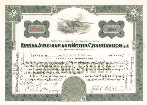 Kinner Airplane and Motor Corporation