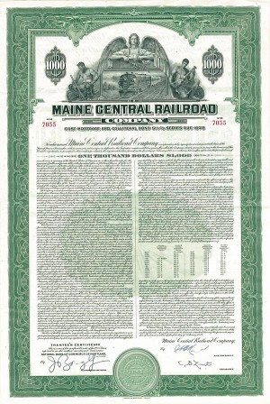 Maine Central Railroad - Bond