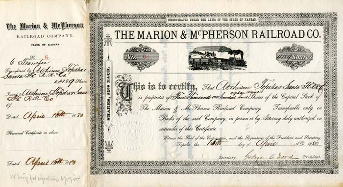 Marion and McPherson Railroad Co.