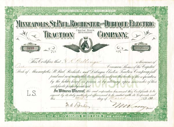 Minneapolis, St. Paul, Rochester and Dubuque Electric Traction Co.